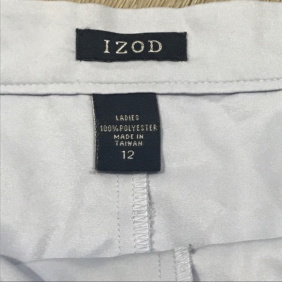 IZod Pale Blue w/contrasting White Stitching Skort - Picture 3 of 5